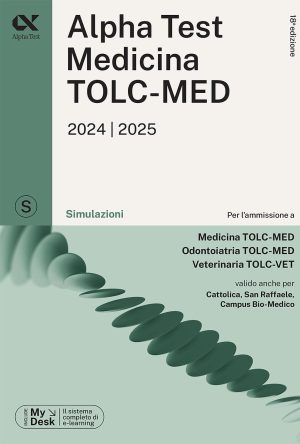 alpha test. medicina. tolc-med. simulazioni. con mydesk