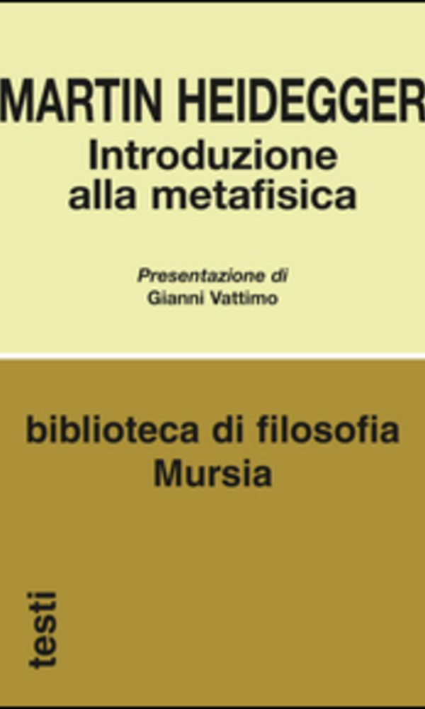 Introduzione alla metafisica