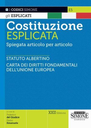 costituzione esplicata. spiegata articolo per articolo