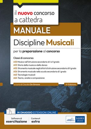 manuale discipline musicali. per la preparazione al concorso. con software di simulazione