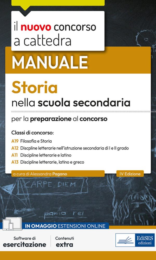 nuovo concorso a cattedra. storia nella scuola secondaria. manuale per le prove orali del concorso a cattedra classi a19, a12, a11,