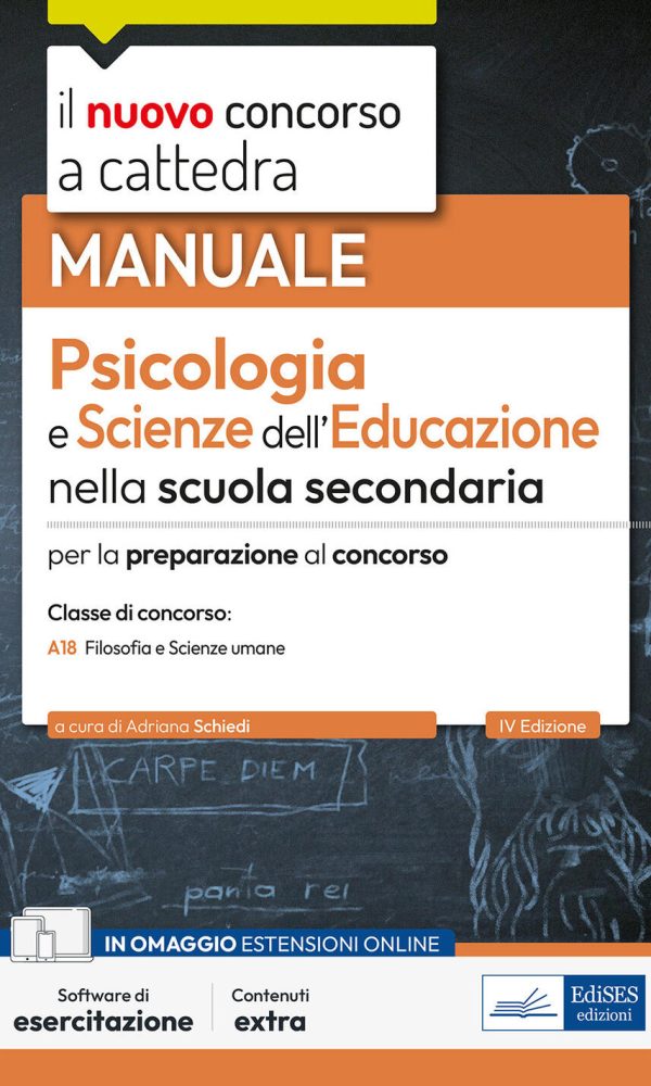 nuovo concorso a cattedra. psicologia e scienze dell'educazione nella scuola secondaria. manuale per la preparazione al concorso. cl