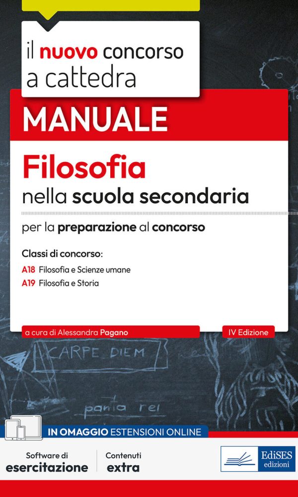 nuovo concorso a cattedra. filosofia nella scuola secondaria. manuale per la preparazione al concorso. classi a18 filosofa e scienze