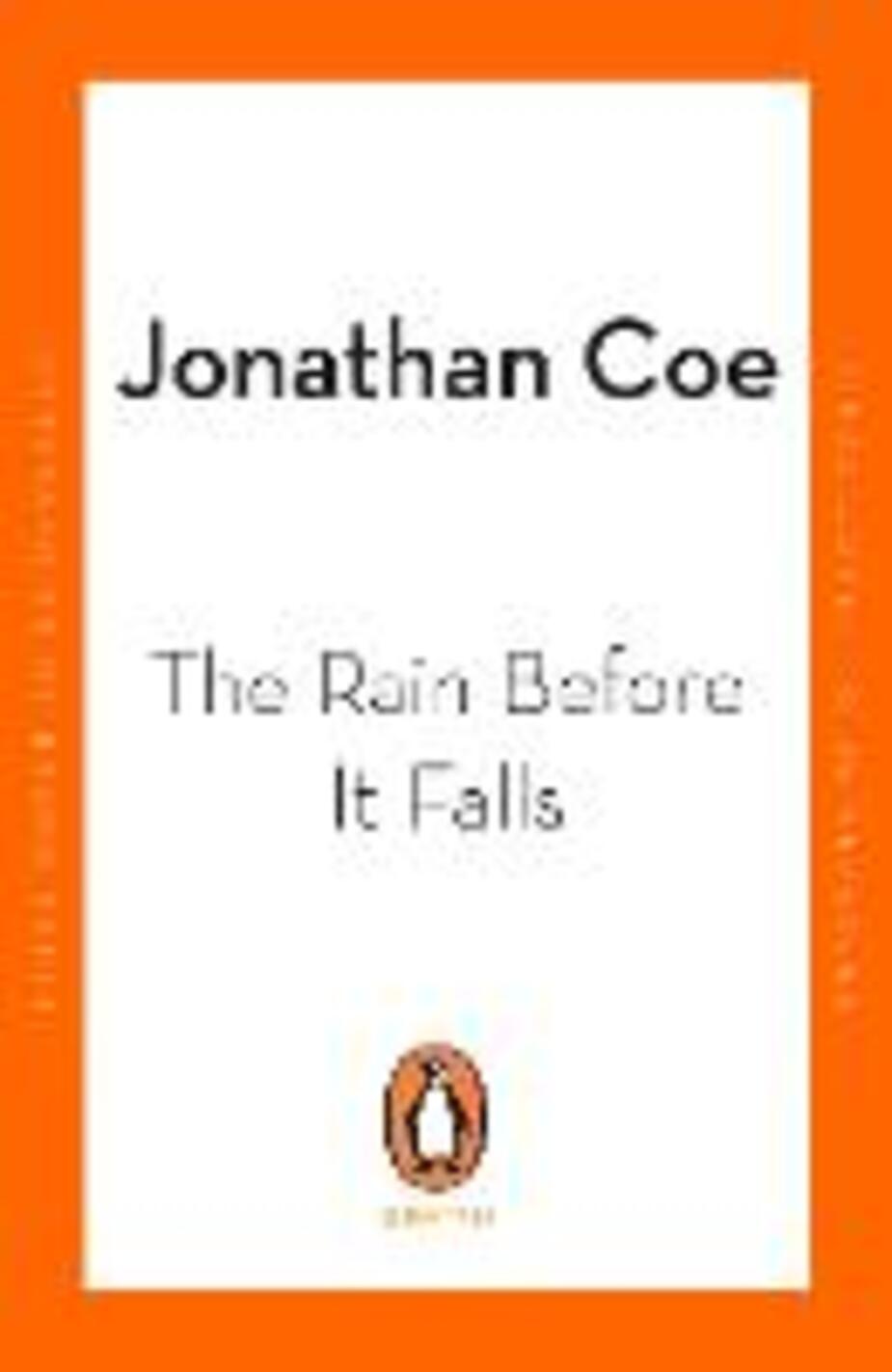 the rain before it falls