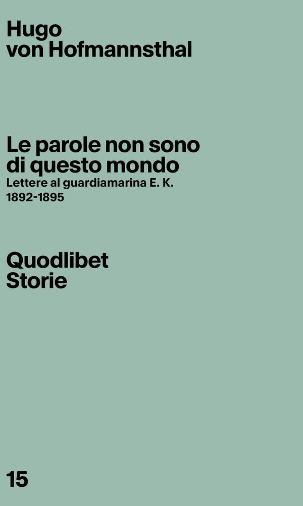Parole non sono di questo mondo. Lettere