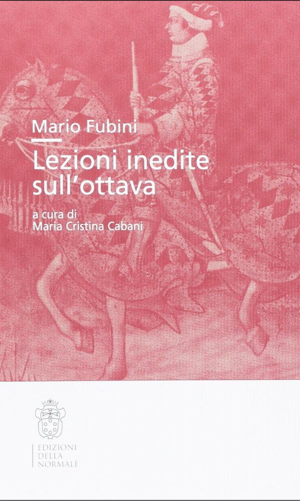 mario fubini. lezioni inedite sull'ottava