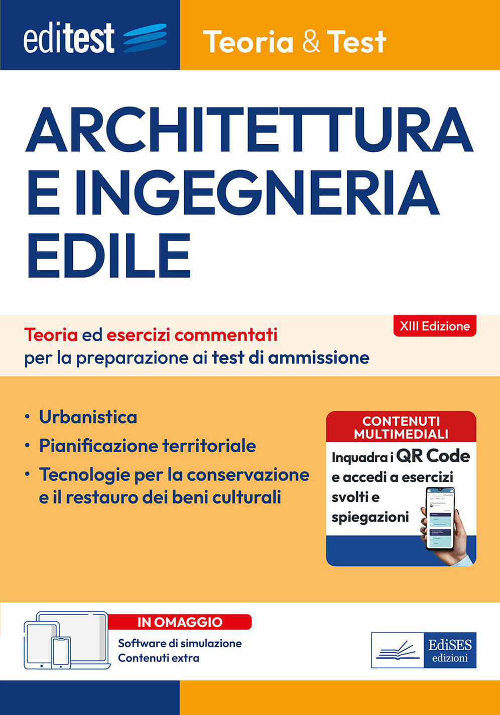 editest. architettura e ingegneria edile. teoria ed esercizi commentati per la preparazione ai test di ammissione. con software di s