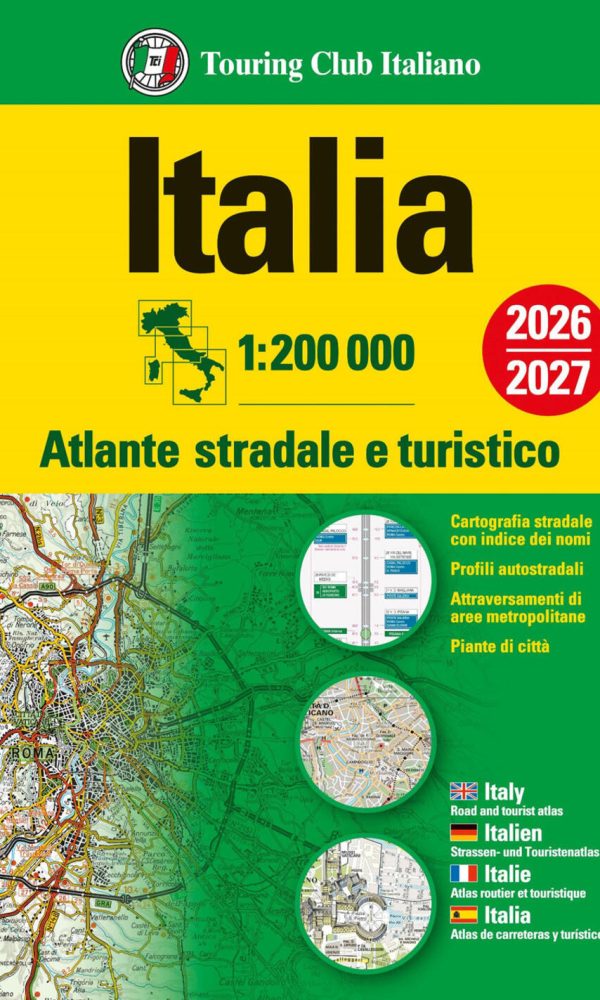italia. atlante stradale e turistico. 1:200.000