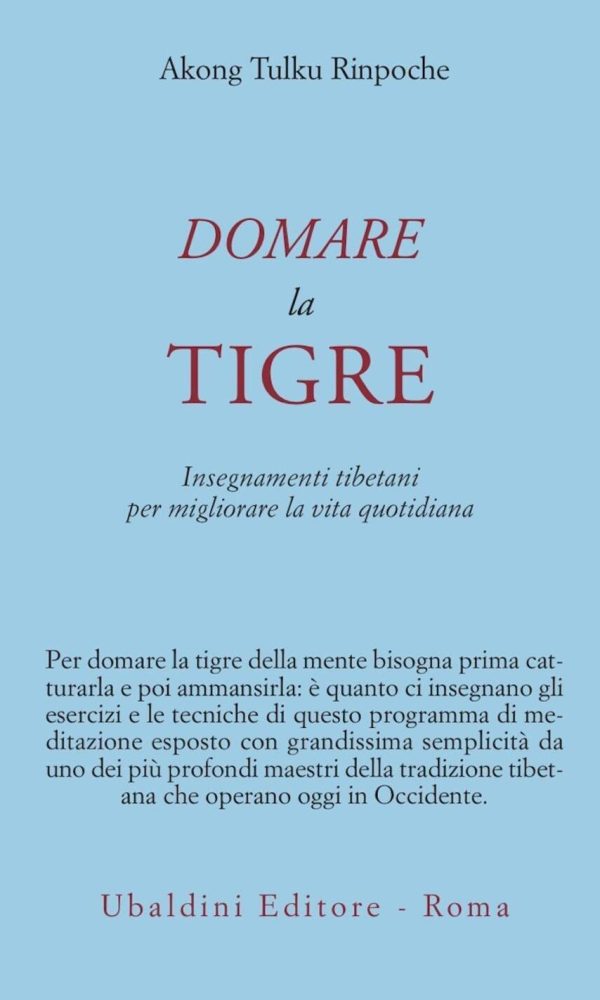 domare la tigre. insegnamenti tibetani per migliorare la vita quotidiana