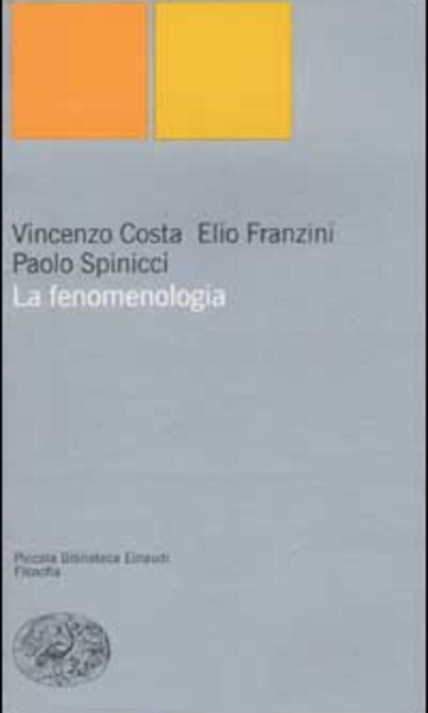 fenomenologia (la)