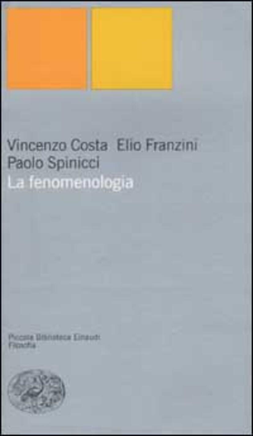 fenomenologia (la)