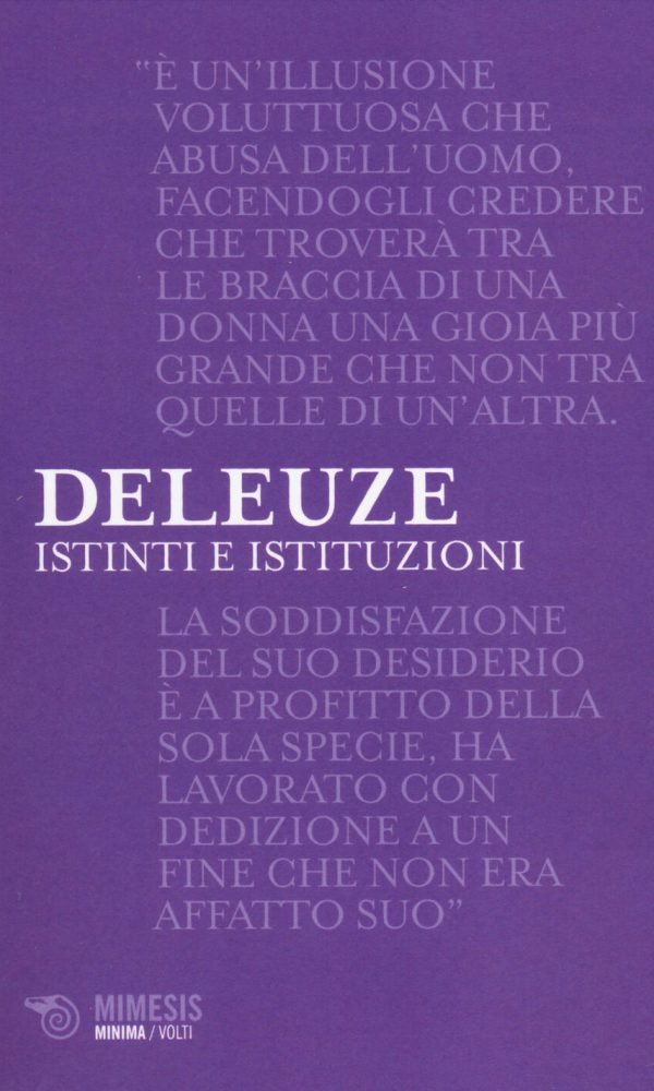 Istinti e istituzioni