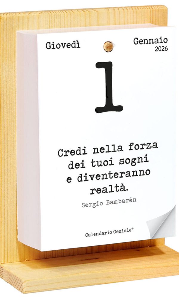 calendario geniale 2026 con supporto