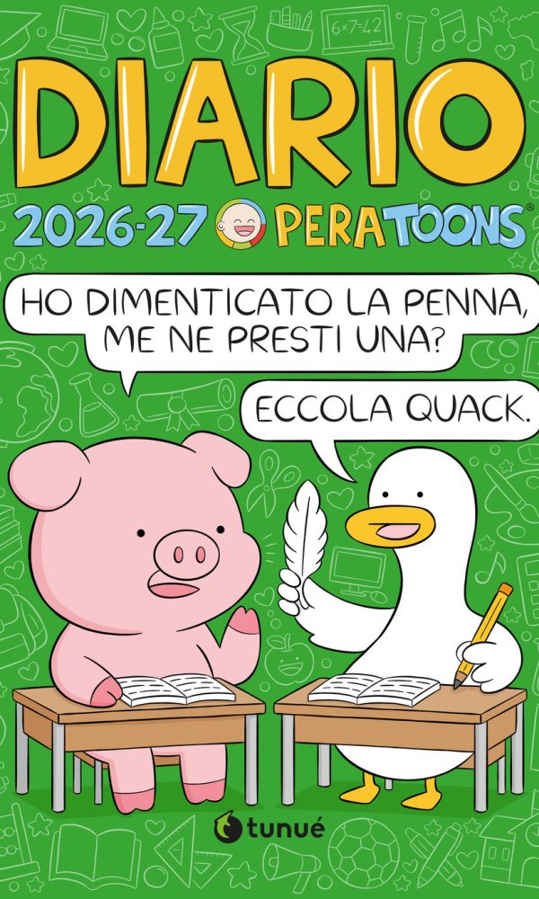 pera toons. diario scolastico 2026-2027