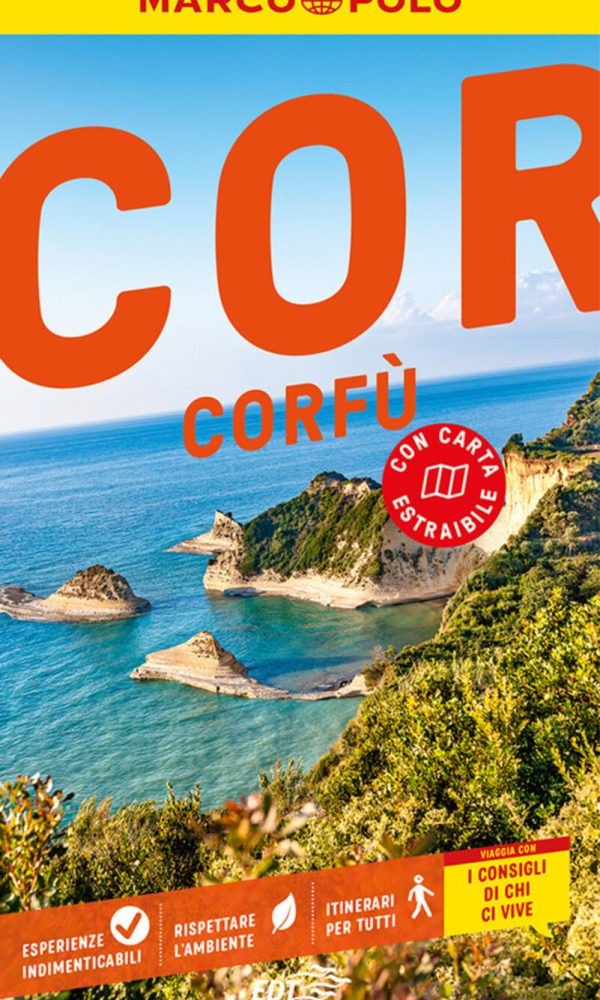 corfù. con carta geografica ripiegata
