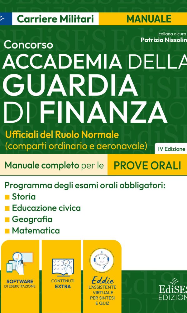 concorso accademia della guardia di finanza. manuale per le prove orali. con software di simulazione